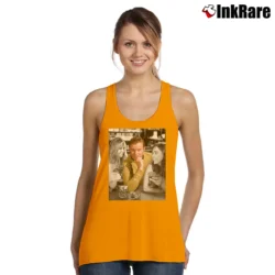 Women’s Captain Kirk Star Trek Graphic Tank Top in orange | Lightweight, Movement-Friendly