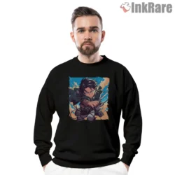 Captain Levi Forward Strike Scout Shirt on graphic shirt for men graphic tee