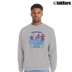 Men’s Captain Morgan Parrot Bay Rum Crewneck Sweatshirt in sport grey | Cozy Fabric, Clean Style