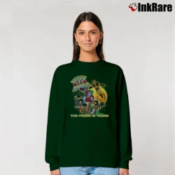 Women’s Captain Planet And The Planeteers 2021 Relaxed Sweatshirt in forest green | Soft, Laid-Back Vibe