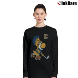 Women’s Captain Roman Yoshi Nintendo Mashup Long-Sleeve Top in black | Sleek, Versatile, All-Season