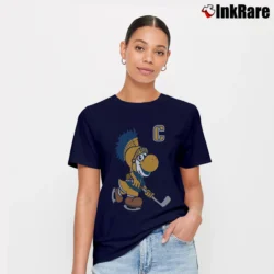 Women’s Captain Roman Yoshi Nintendo Mashup Signature T-Shirt in navy | Soft, Flattering Fit