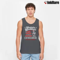 Men’s Captain Spaulding Fried Chicken And Gasoline Tank Top in charcoal | Breathable, Active-Friendly Design