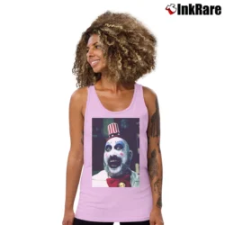 Women’s Captain Spaulding House Of 1000 Corpses Movie Tank Top in light pink | Lightweight, Movement-Friendly