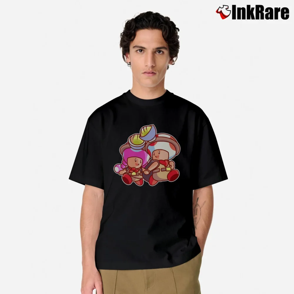 Men’s Captain Toad Super Mario Bros Nintendo Classic T-Shirt in black | Soft, Breathable Everyday Wear