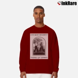 Men’s Car Seat Headrest Teens Of Denial Long-Sleeve Shirt in maroon | Sleek, Lightweight, Year-Round Wear
