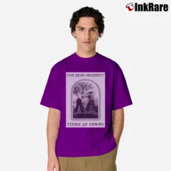 Men’s Car Seat Headrest Teens Of Denial Classic T-Shirt in purple | Soft, Breathable Everyday Wear