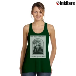 Women’s Car Seat Headrest Teens Of Denial Tank Top in forest green | Lightweight, Movement-Friendly