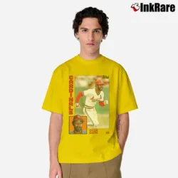 Men’s cardinals ozzie smith football vintage trading card Collectors Classic T-Shirt in yellow | Soft, Breathable Everyday Wear