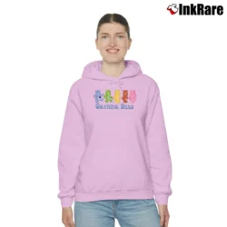 Women’s Care Bears X Grateful Dead Vintage Rare Edition Unique Band Cozy Hoodie in light pink | Warm, Structured, Stylish