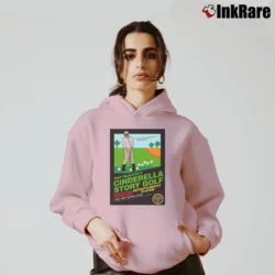 Women’s Carl Spackler's Cinderella Story Golf Video Game Cozy Hoodie in light pink | Warm, Structured, Stylish