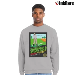 Men’s Carl Spackler's Cinderella Story Golf Video Game Crewneck Sweatshirt in sport grey | Cozy Fabric, Clean Style