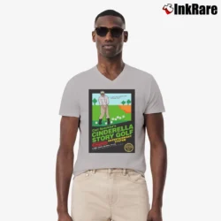 Men’s Carl Spackler's Cinderella Story Golf Video Game V-Neck Tee in sport grey | Sharp, Breathable, Everyday Staple