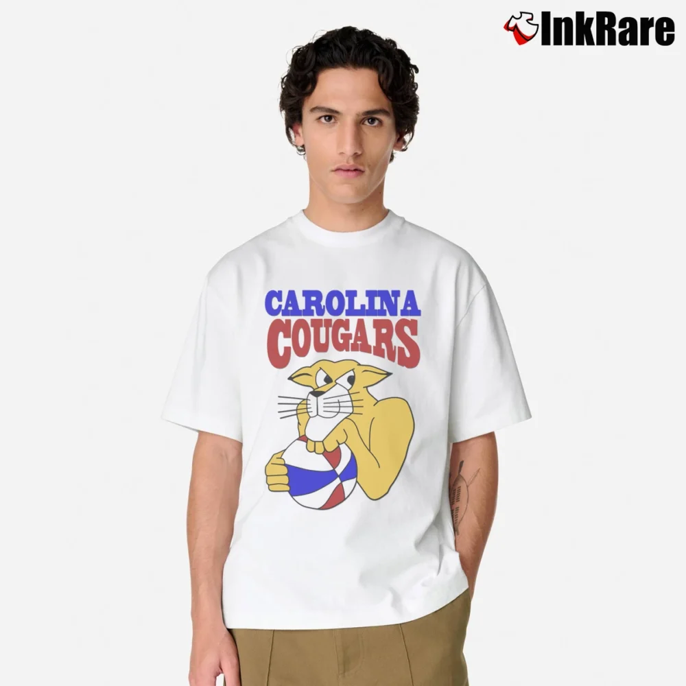 Men’s Carolina Cougars Classic Classic T-Shirt in white | Soft, Breathable Everyday Wear