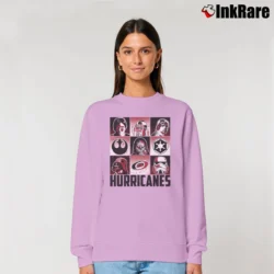 Women’s Carolina Hurricanes Star Wars Heroes And Villains Relaxed Sweatshirt in light pink | Soft, Laid-Back Vibe