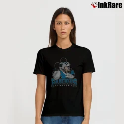 Women’s Carolina Panthers Mickey Mouse Quarterback Signature T-Shirt in black | Soft, Flattering Fit