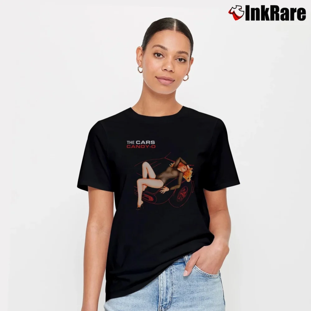 Women’s Cars Candy - o Album Cream Signature T-Shirt in black | Soft, Flattering Fit