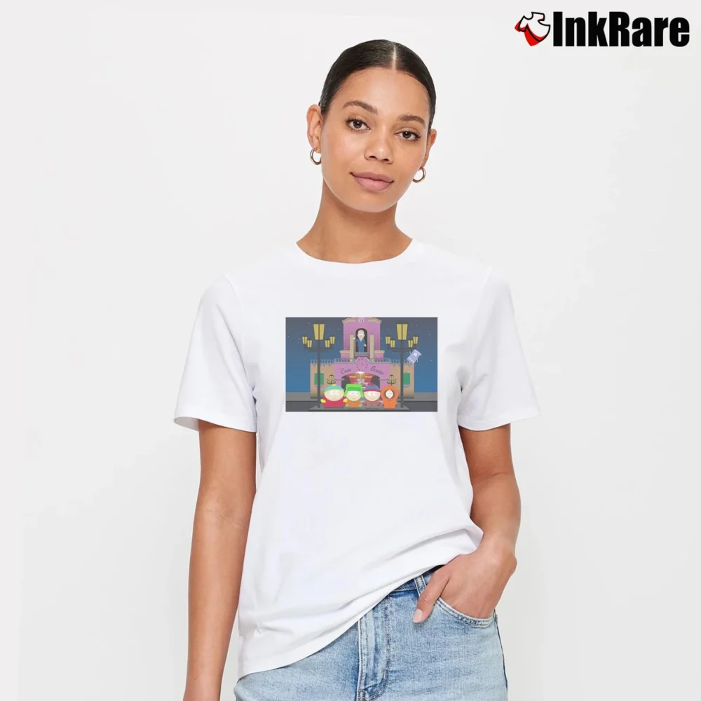 Women’s Casa Bonita South Park T-Shirt in white | Soft, Flattering Fit