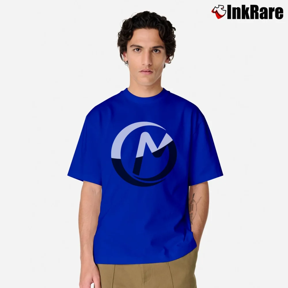 Men’s Cash And Maverick Baker Logo Music Classic T-Shirt in royal blue | Soft, Breathable Everyday Wear