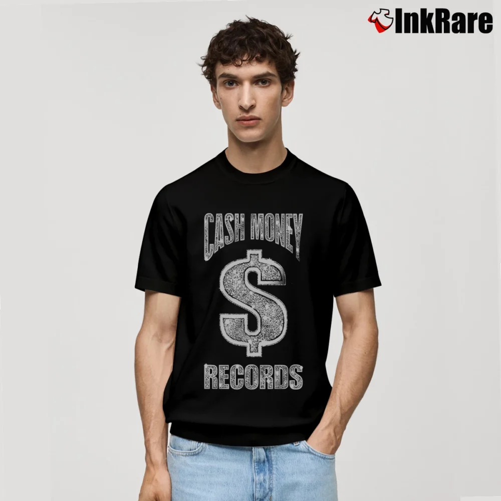 Men’s Cash Money Records Black Bling Rap Classic T-Shirt in black | Soft, Breathable Everyday Wear