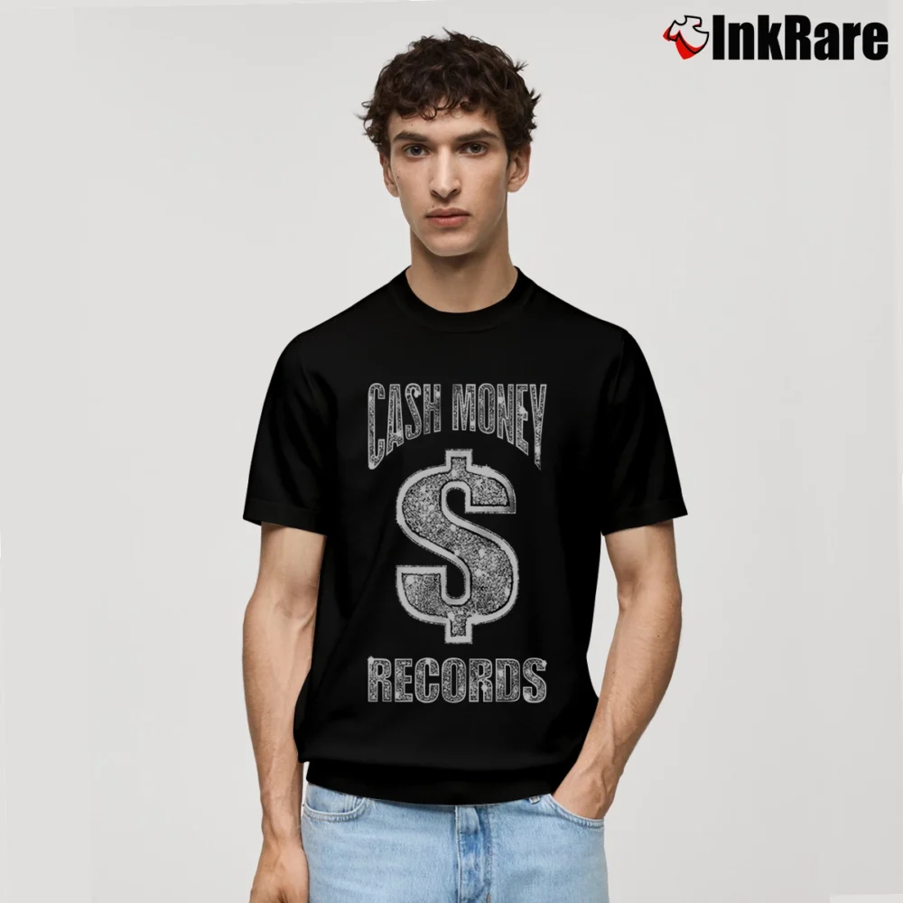 Men’s Cash Money Records Bling Classic T-Shirt in black | Soft, Breathable Everyday Wear