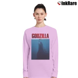 Women’s Casual Godzilla Graphic Long-Sleeve Top in light pink | Sleek, Versatile, All-Season