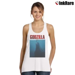 Women’s Casual Godzilla Graphic Tank Top in white | Lightweight, Movement-Friendly