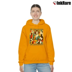 Women’s Cat Lady We Understand The Assignment Cozy Hoodie in orange | Warm, Structured, Stylish