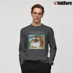 Men’s Cat Stevens Tea For The Tillerman Cool Casual Long-Sleeve Shirt in charcoal | Sleek, Lightweight, Year-Round Wear