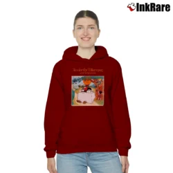 Women’s Cat Stevens Tea For The Tillerman Graphic Cozy Hoodie in maroon | Warm, Structured, Stylish