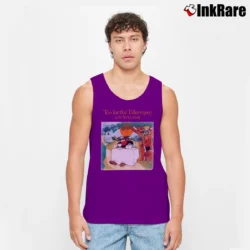 Men’s Cat Stevens Tea For The Tillerman Graphic Tank Top in purple | Breathable, Active-Friendly Design