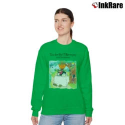 Women’s Cat Stevens Tea For Tillerman Music Relaxed Sweatshirt in irish green | Soft, Laid-Back Vibe