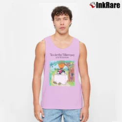 Men’s Cat Stevens Tea For Tillerman Music Tank Top in light pink | Breathable, Active-Friendly Design