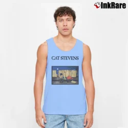 Men’s Cat Stevens Teaser And The Firecat Classic Tank Top in light blue | Breathable, Active-Friendly Design