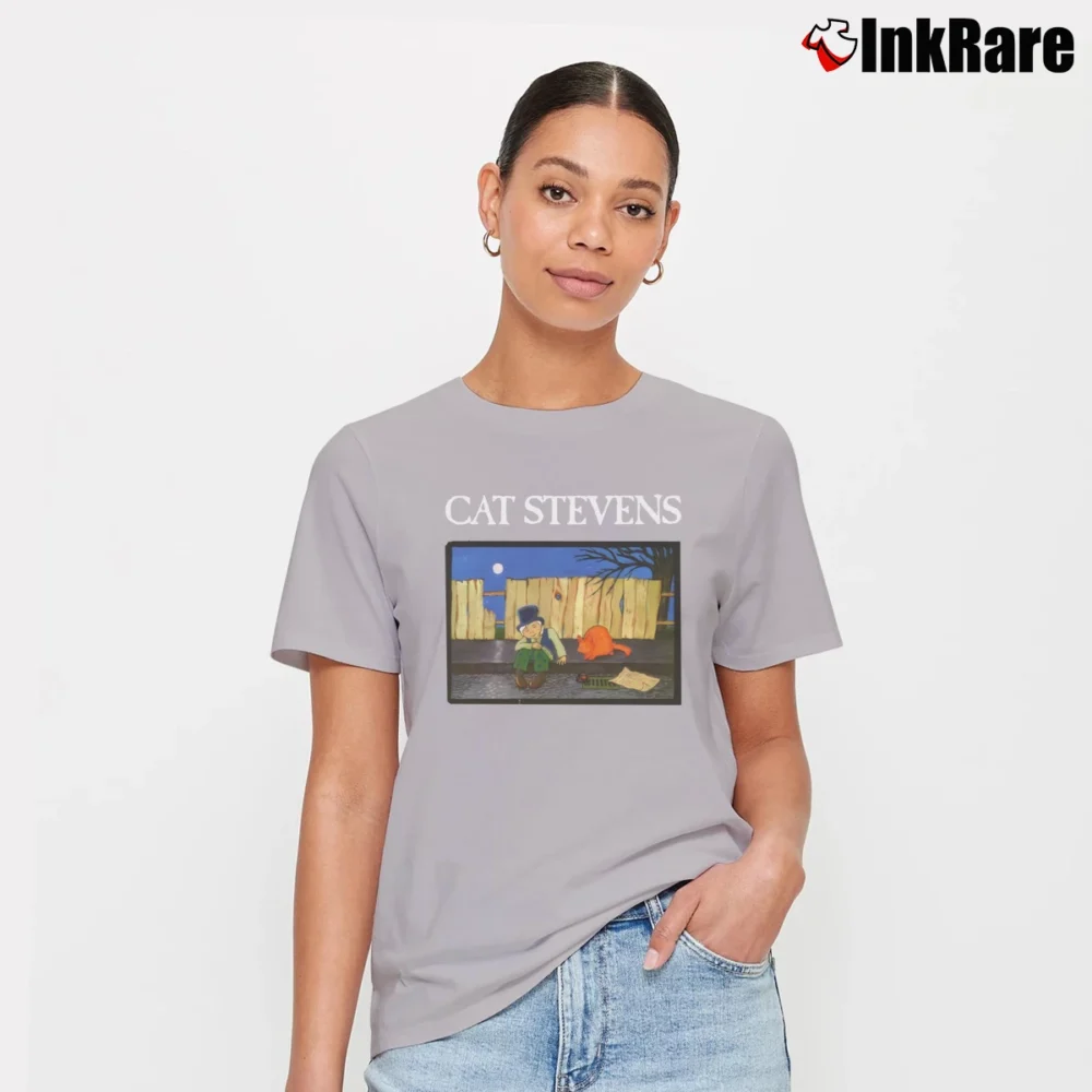 Women’s Cat Stevens Teaser and the Firecat Signature T-Shirt in sport grey | Soft, Flattering Fit