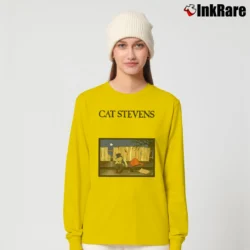 Women’s Cat Stevens Teaser Firecat Classic Long-Sleeve Top in yellow | Sleek, Versatile, All-Season