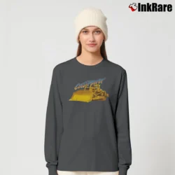 Women’s Caterpillar Power Cat Heavy Equipment Logo Long-Sleeve Top in charcoal | Sleek, Versatile, All-Season