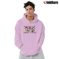 Men’s Cattitude Bad Cats Funny Cartoon Cat Pullover Hoodie in light pink | Cozy, Durable, Modern Fit