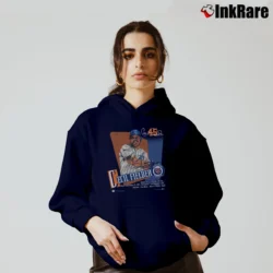 Women’s Cecil Fielder Detroit Tigers Classic Graphic Cozy Hoodie in navy | Warm, Structured, Stylish