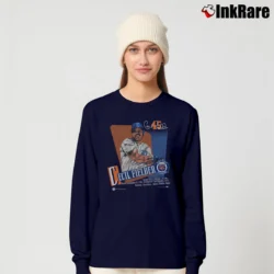 Women’s Cecil Fielder Detroit Tigers Classic Graphic Long-Sleeve Top in navy | Sleek, Versatile, All-Season