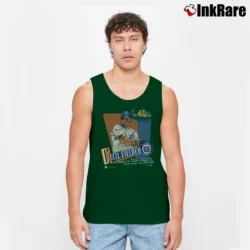Men’s Cecil Fielder Detroit Tigers Classic Graphic Tank Top in forest green | Breathable, Active-Friendly Design
