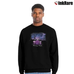 Men’s Cedar Fair Dorney Park Peanuts Snoopy Crewneck Sweatshirt in black | Cozy Fabric, Clean Style