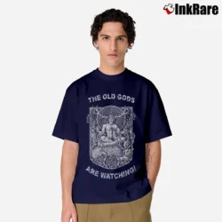 Men’s Cernunnos Pagan Nature Antler Stag Classic T-Shirt in navy | Soft, Breathable Everyday Wear