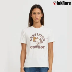 Women’s certified cowboy snoopy T-Shirt in white | Soft, Flattering Fit