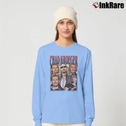 Women’s Chad Kroeger Bootleg Vintage Long-Sleeve Top in light blue | Sleek, Versatile, All-Season