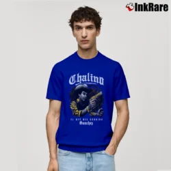 Men’s Chalino Sanchez Chalino El Rey del Corrido Classic T-Shirt in royal blue | Soft, Breathable Everyday Wear
