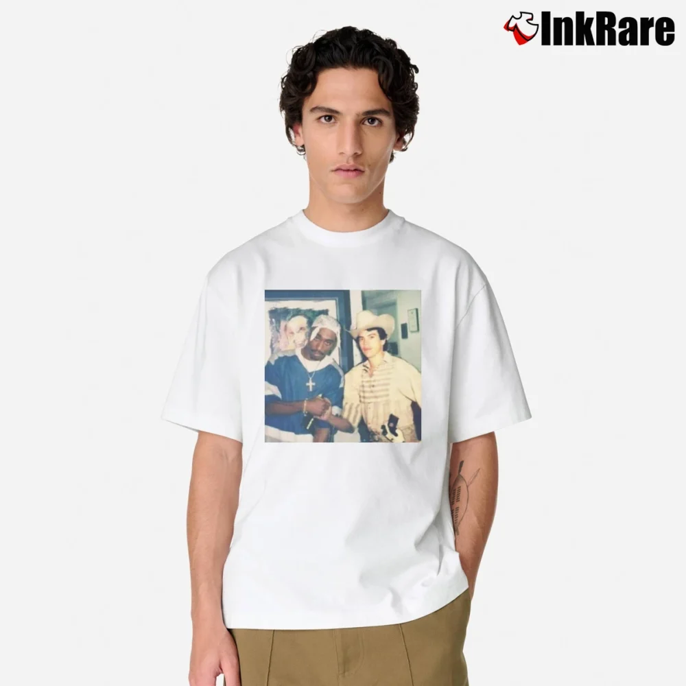 Men’s Chalino Sanchez Classic Music Classic T-Shirt in white | Soft, Breathable Everyday Wear