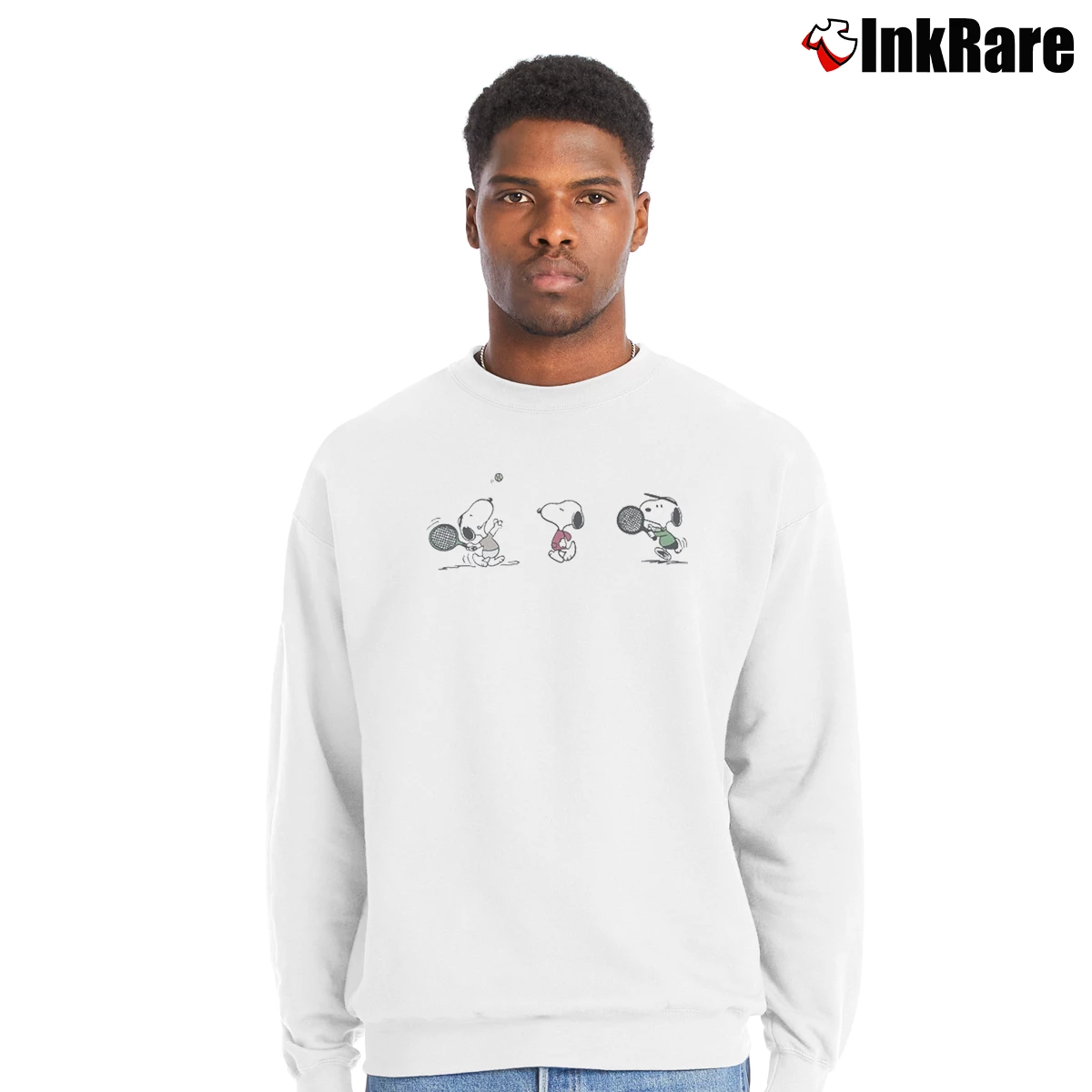 challengers snoopy Men’s Crewneck Sweatshirt in white – Soft & Durable Men’s challengers snoopy Crewneck Sweatshirt in white | Cozy Fabric, Clean Style