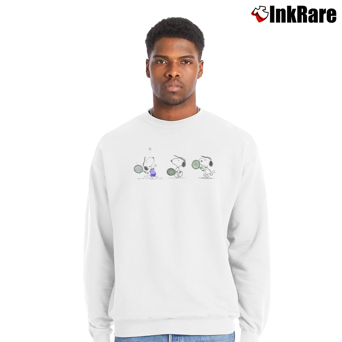 challengers snoopy tennis Men’s Crewneck Sweatshirt in white – Soft & Durable Men’s challengers snoopy tennis Crewneck Sweatshirt in white | Cozy Fabric, Clean Style
