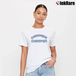Women’s Champagne Champion Cozy Signature T-Shirt in white | Soft, Flattering Fit